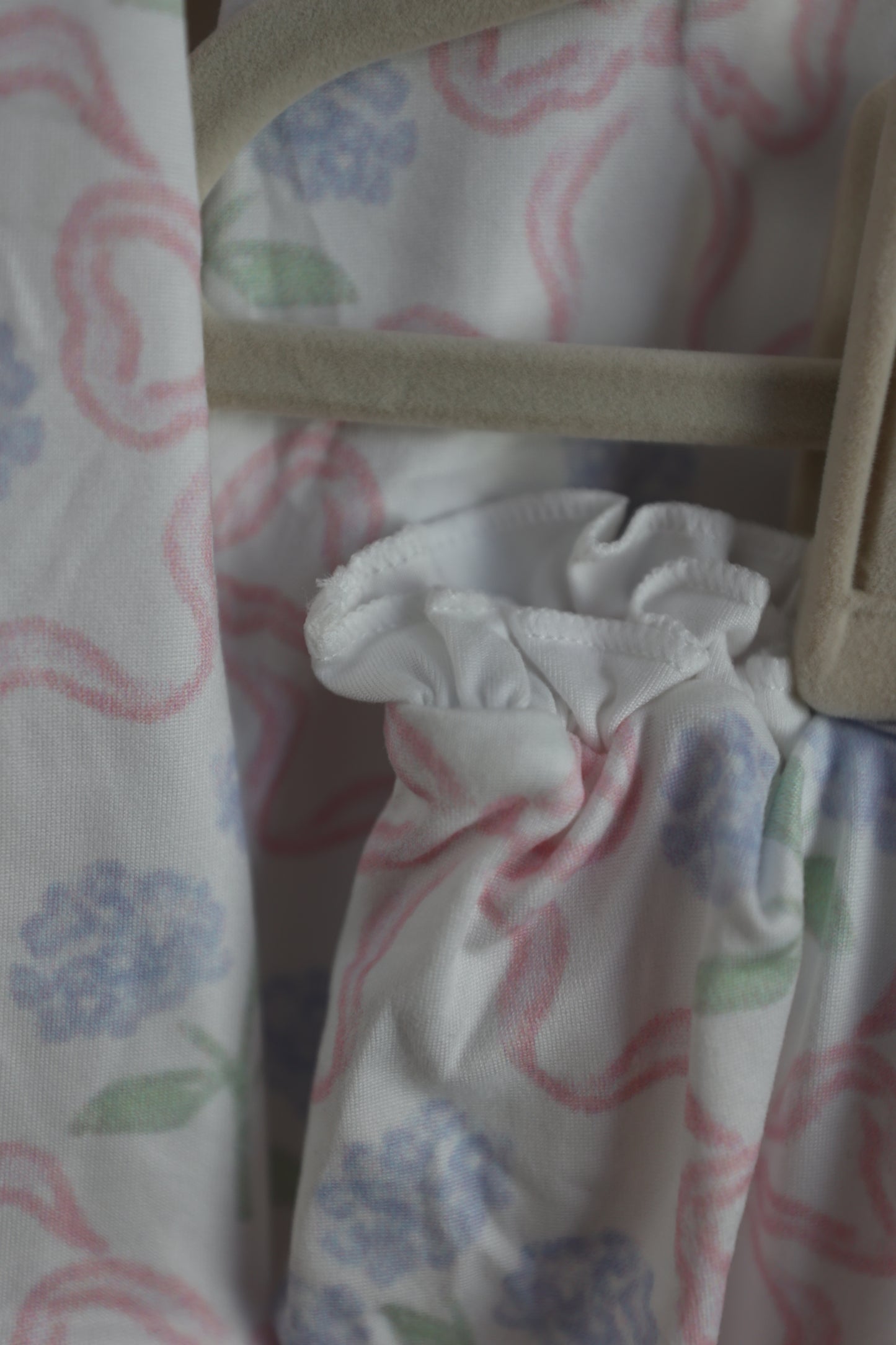 Floral Bow Zippered Skort Set