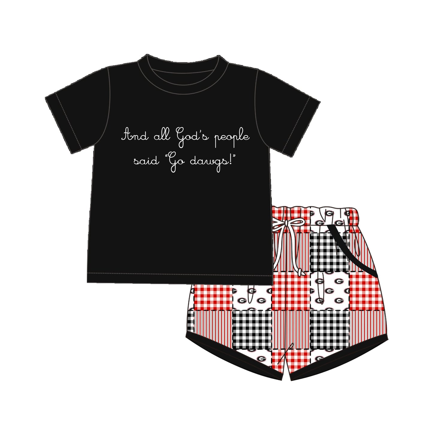 All God’s People Said Go Dawgs Boy Set PREORDER ETA JULY