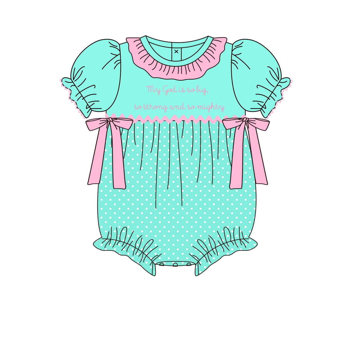 My God is so big girl bubble PREORDER ETA JUNE