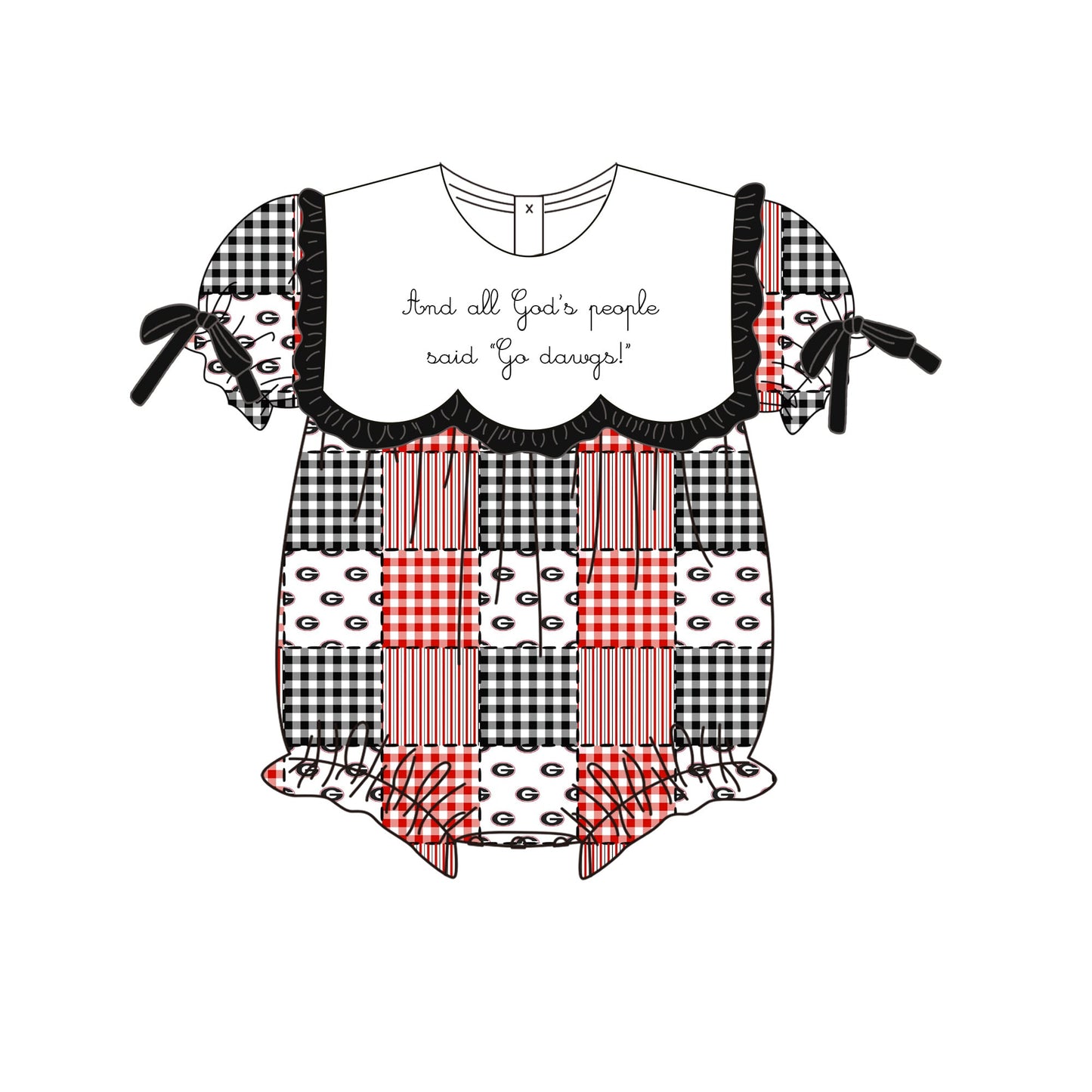 All God’s People Said Go Dawgs Girl Bubble PREORDER ETA JULY
