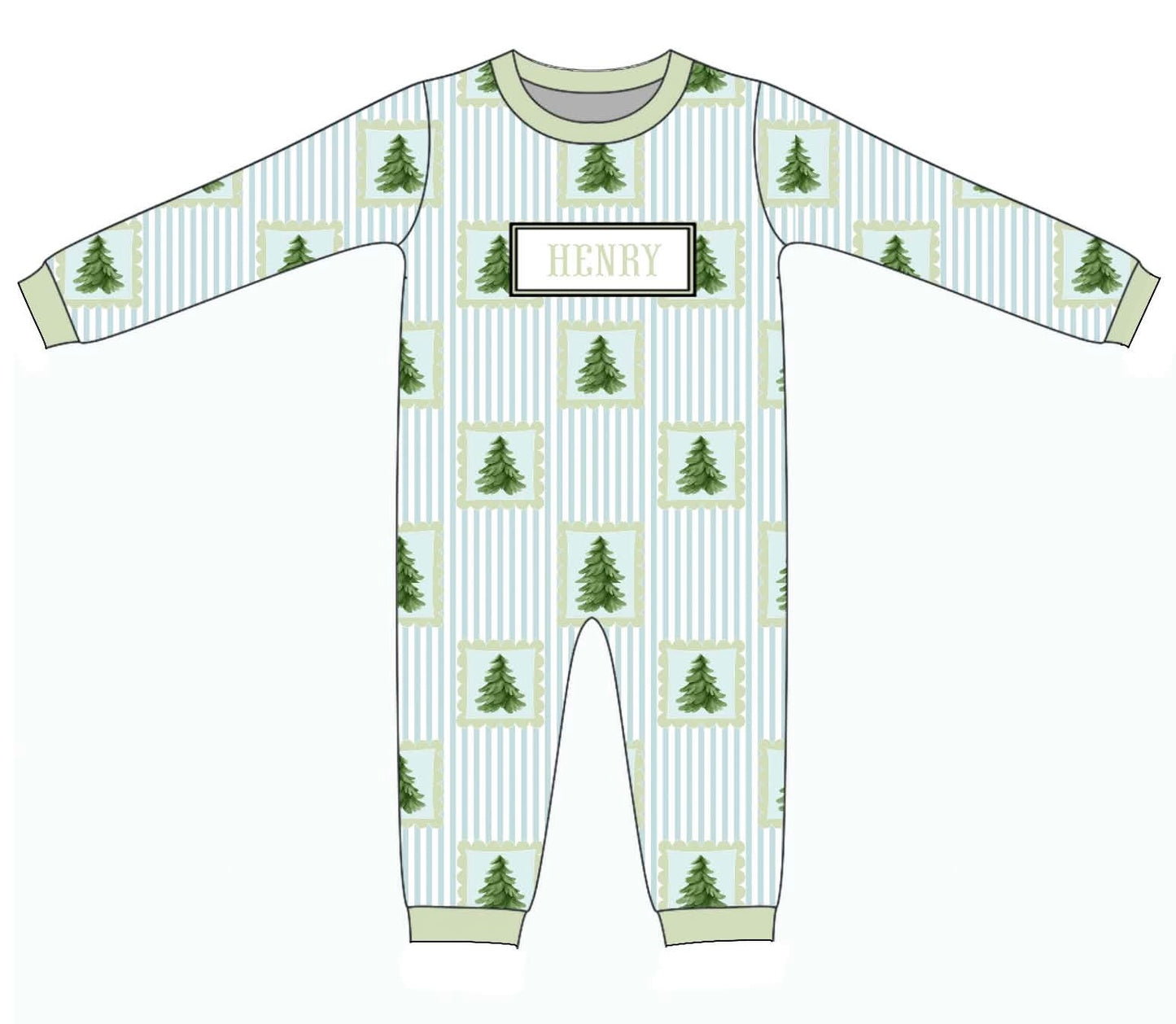 Oh Christmas Tree Boy’s Name Smock PREORDER ETA NOVEMBER