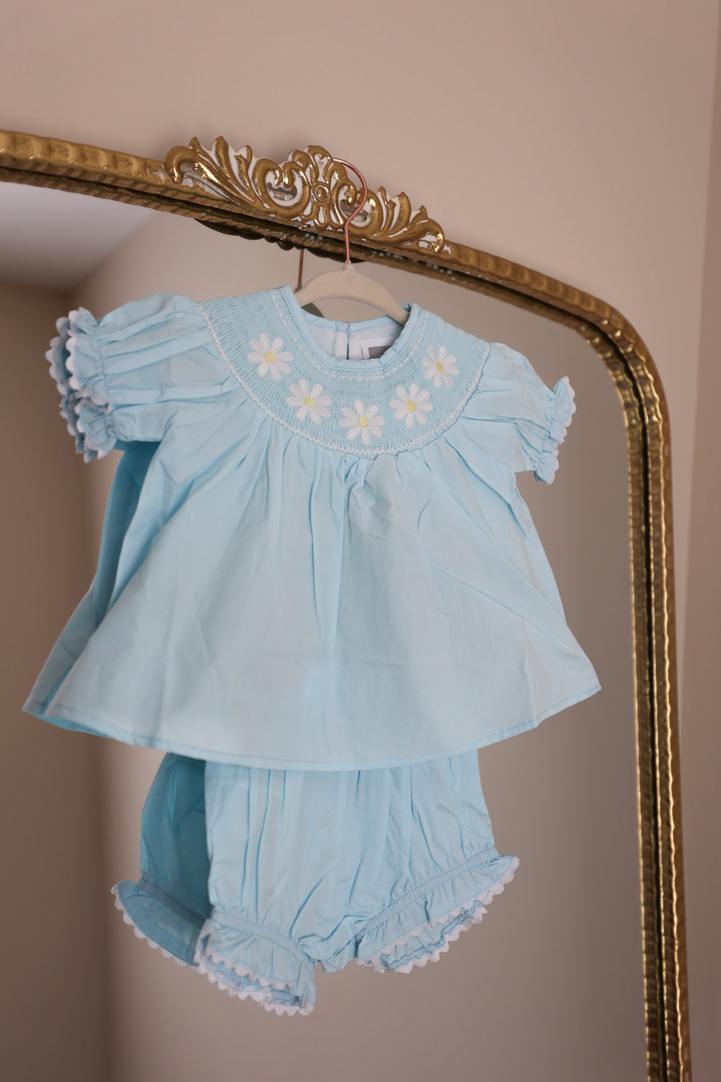 Oopsy Daisy Blue Teal Girl Bloomer Set
