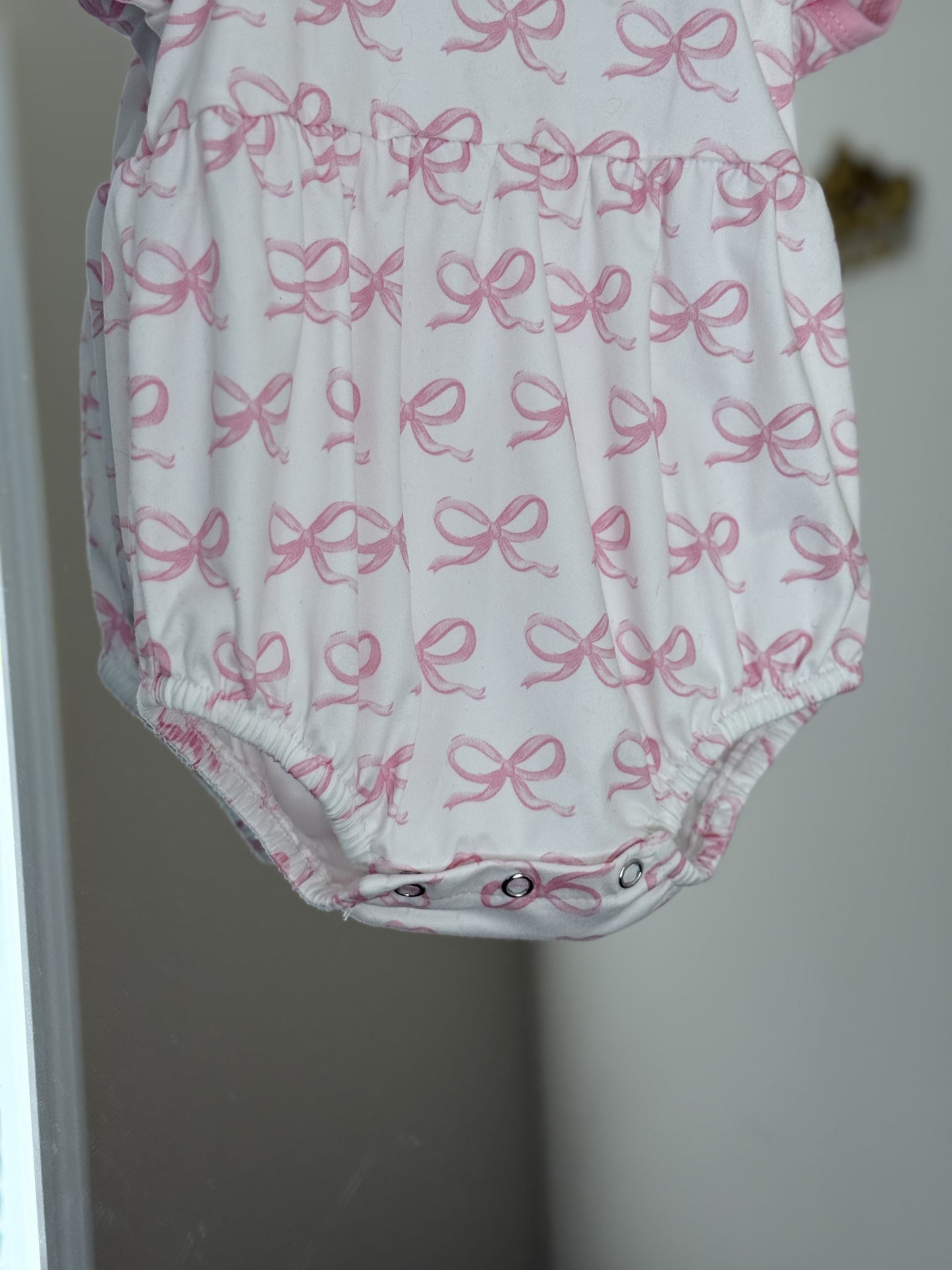 Macy Pink Bow Bubble