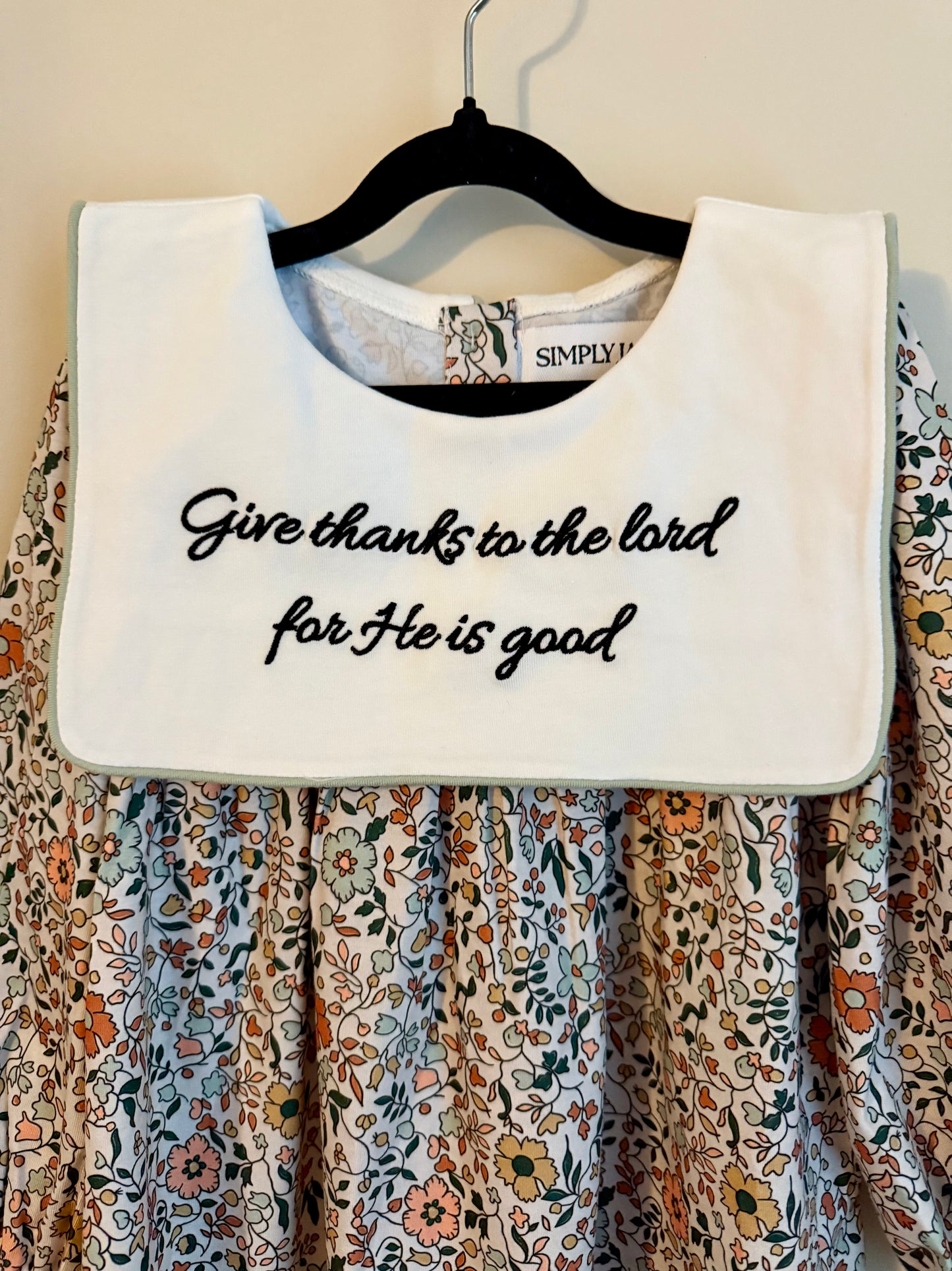 Give thanks to the Lord dress