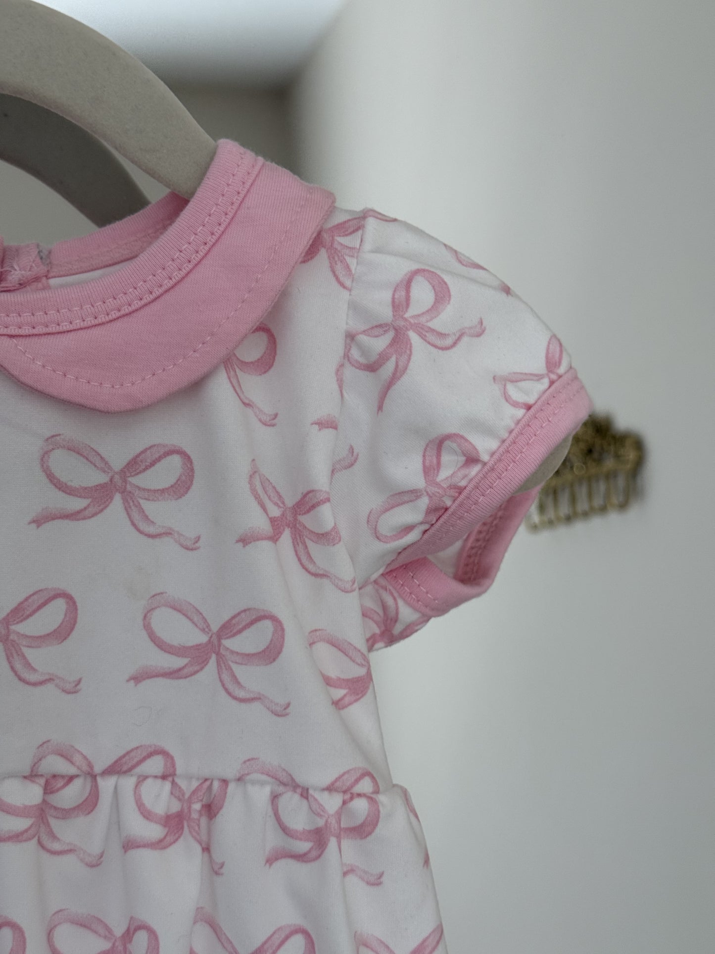 Macy Pink Bow Bubble