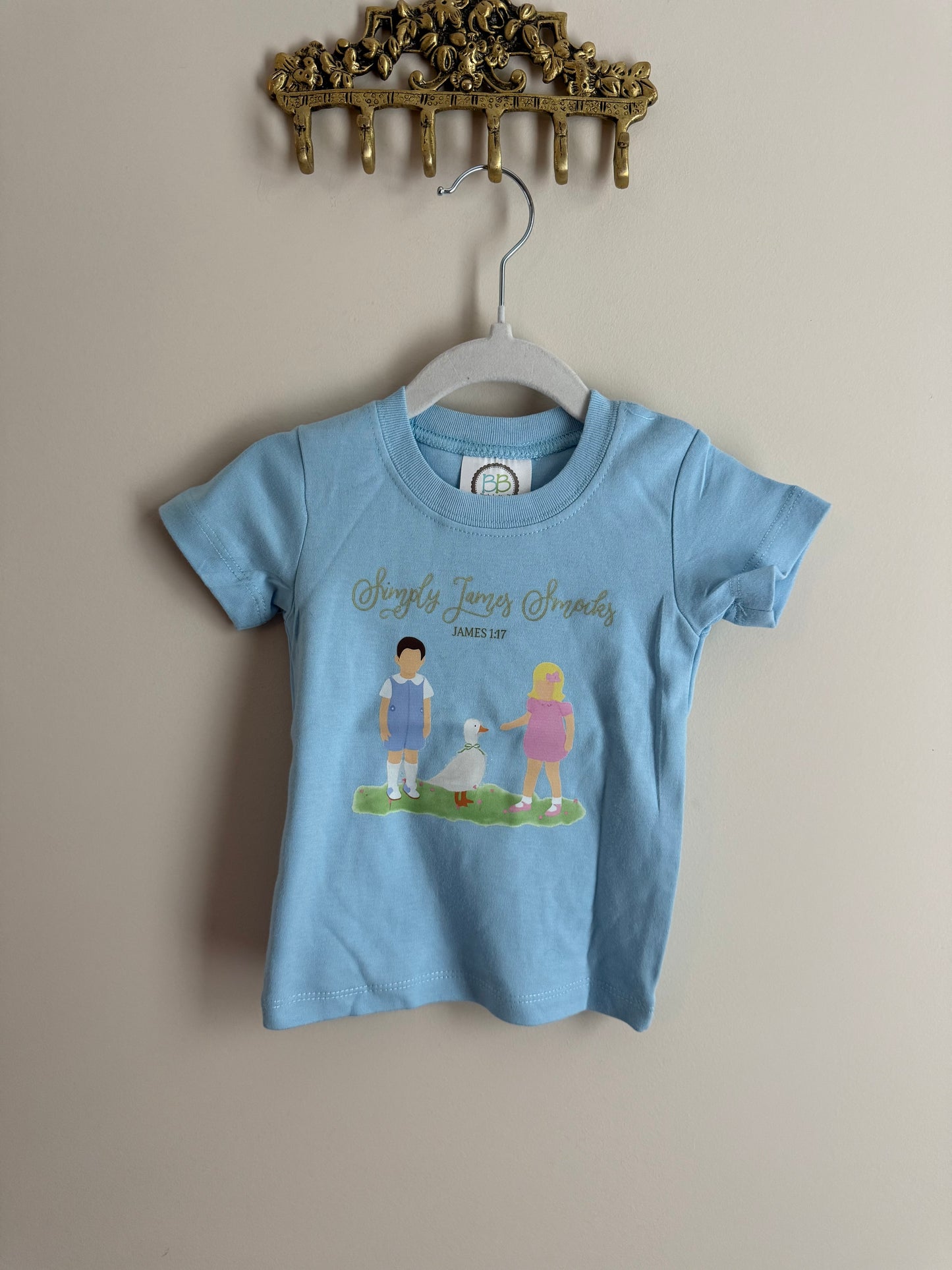 Simply James Smocks Logo Youth Tee PREORDER TAT 2-3 WEEKS