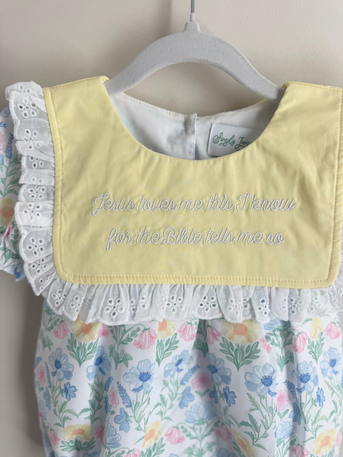 Jesus Loves Me spring bubble READY TO SHIP