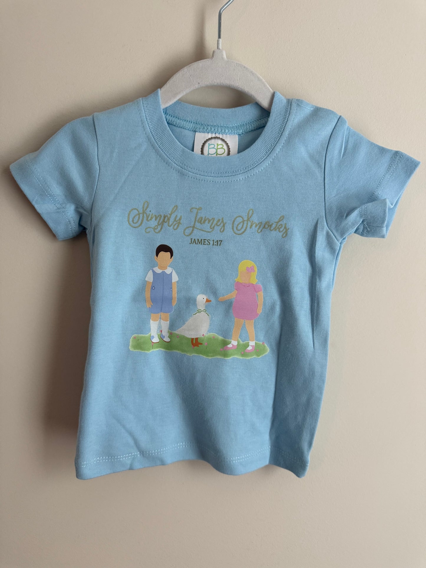 Simply James Smocks Logo Youth Tee PREORDER TAT 2-3 WEEKS
