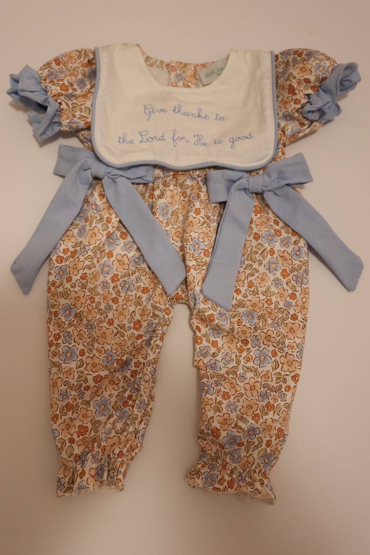 Give Thanks To The Lord Girl’s Jumpsuit READY TO SHIP