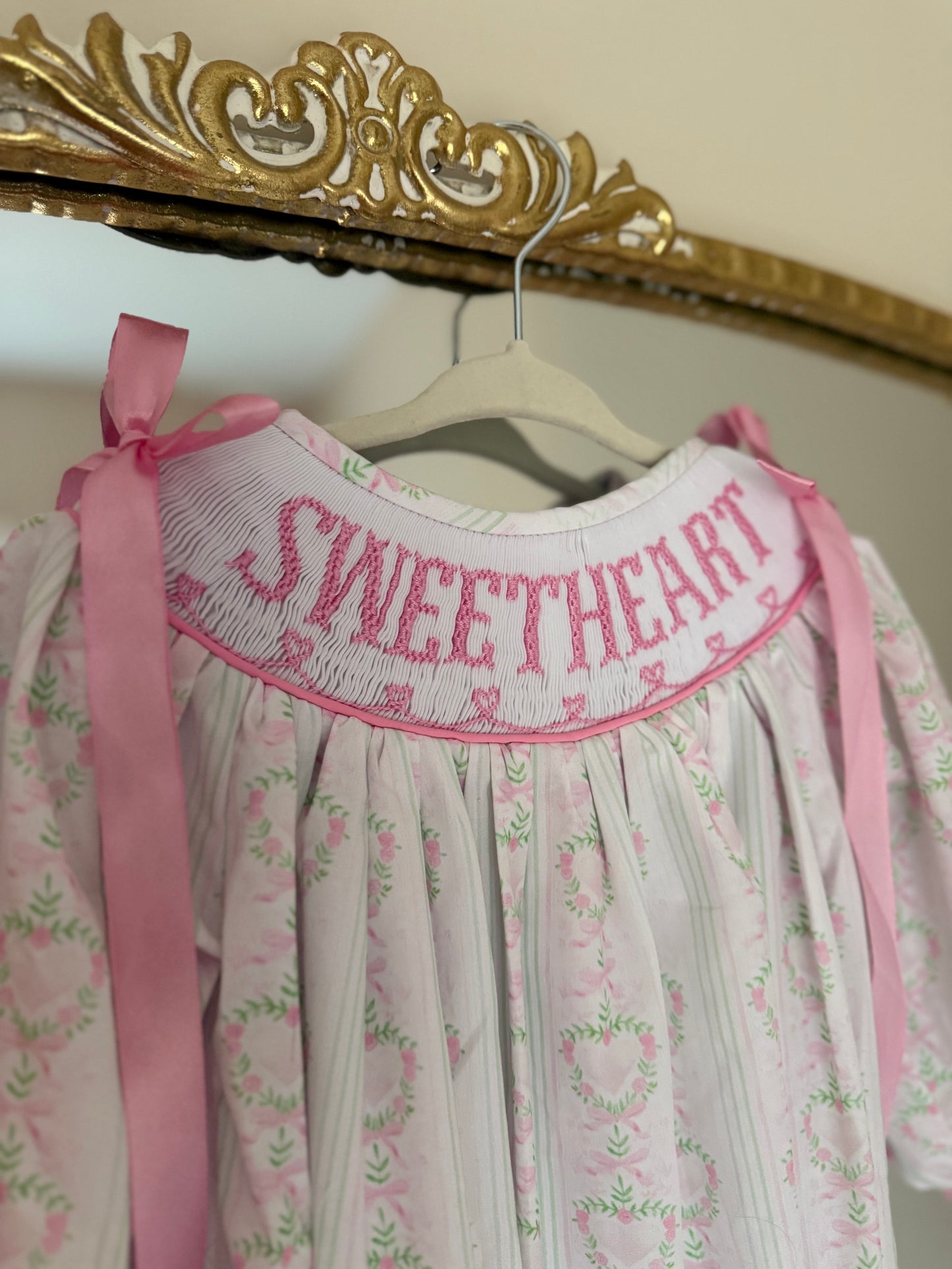 Classy sweetheart smocked jumpsuit RTS
