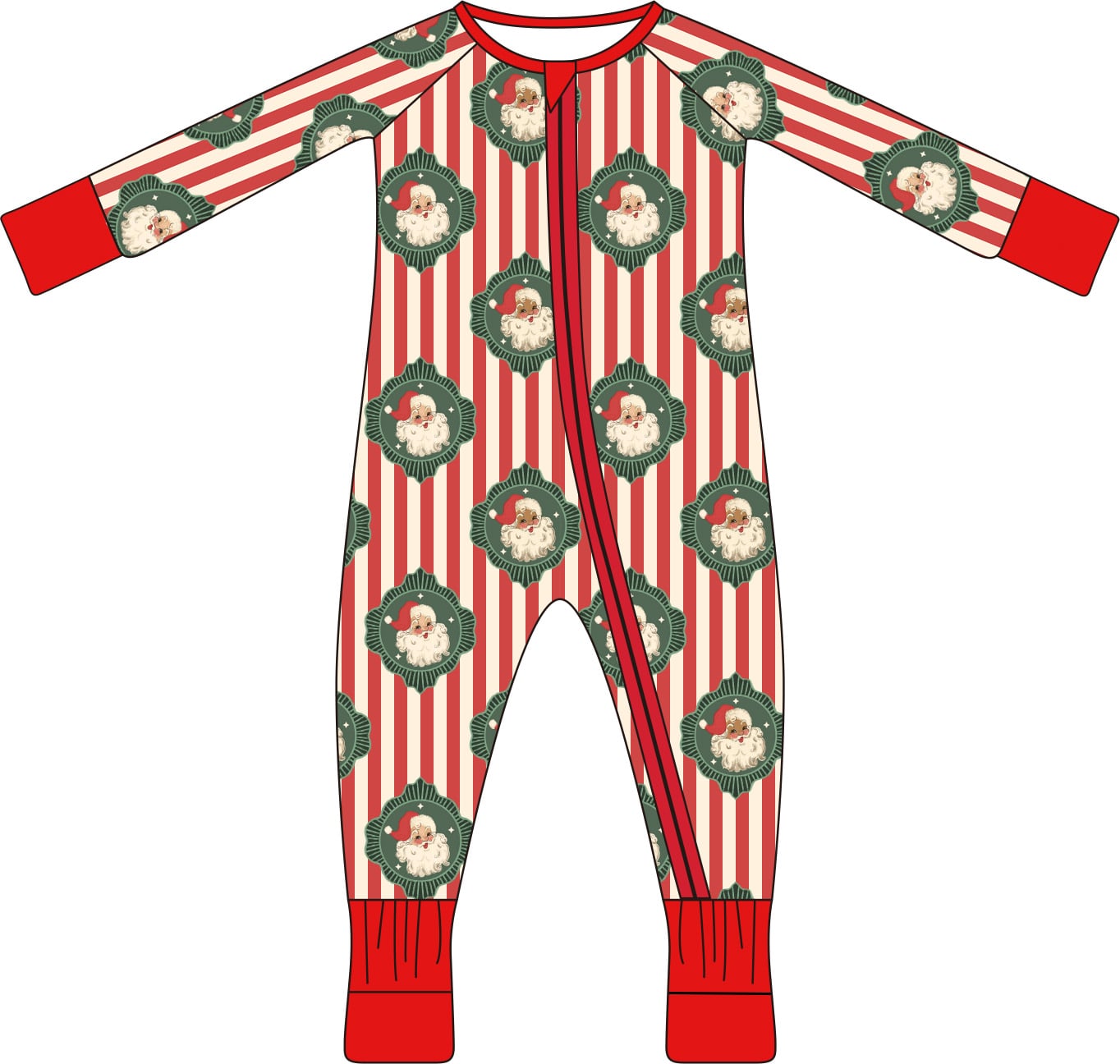 PO DEAL Timeless Santa Boy’s Bamboo Zippy PREORDER ETA NOVEMBER
