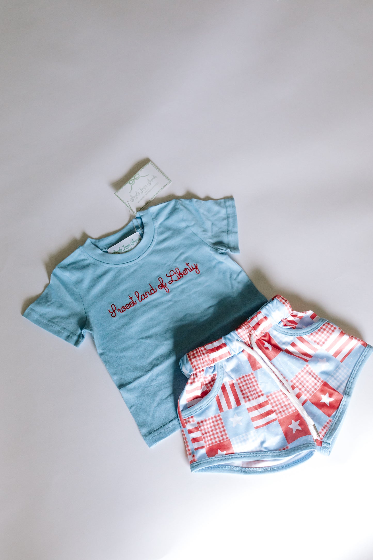 Sweet Land of Liberty Boy’s Shorts Set READY TO SHIP