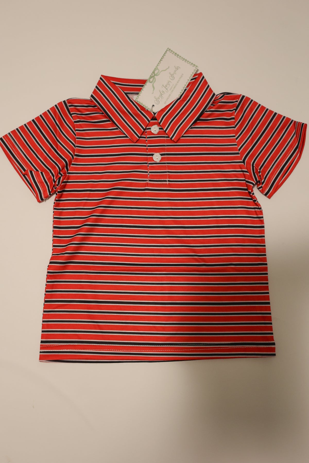 Fancy Game Day Boys Polo READY TO SHIP