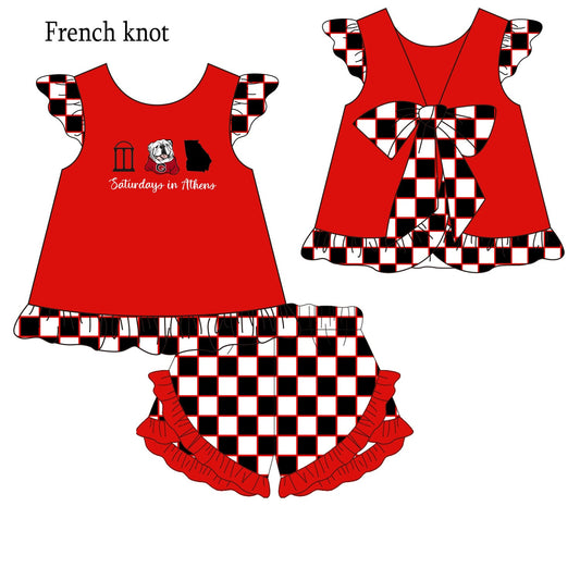 Saturdays In Athens Girl Shorts Set PREORDER ETA JULY