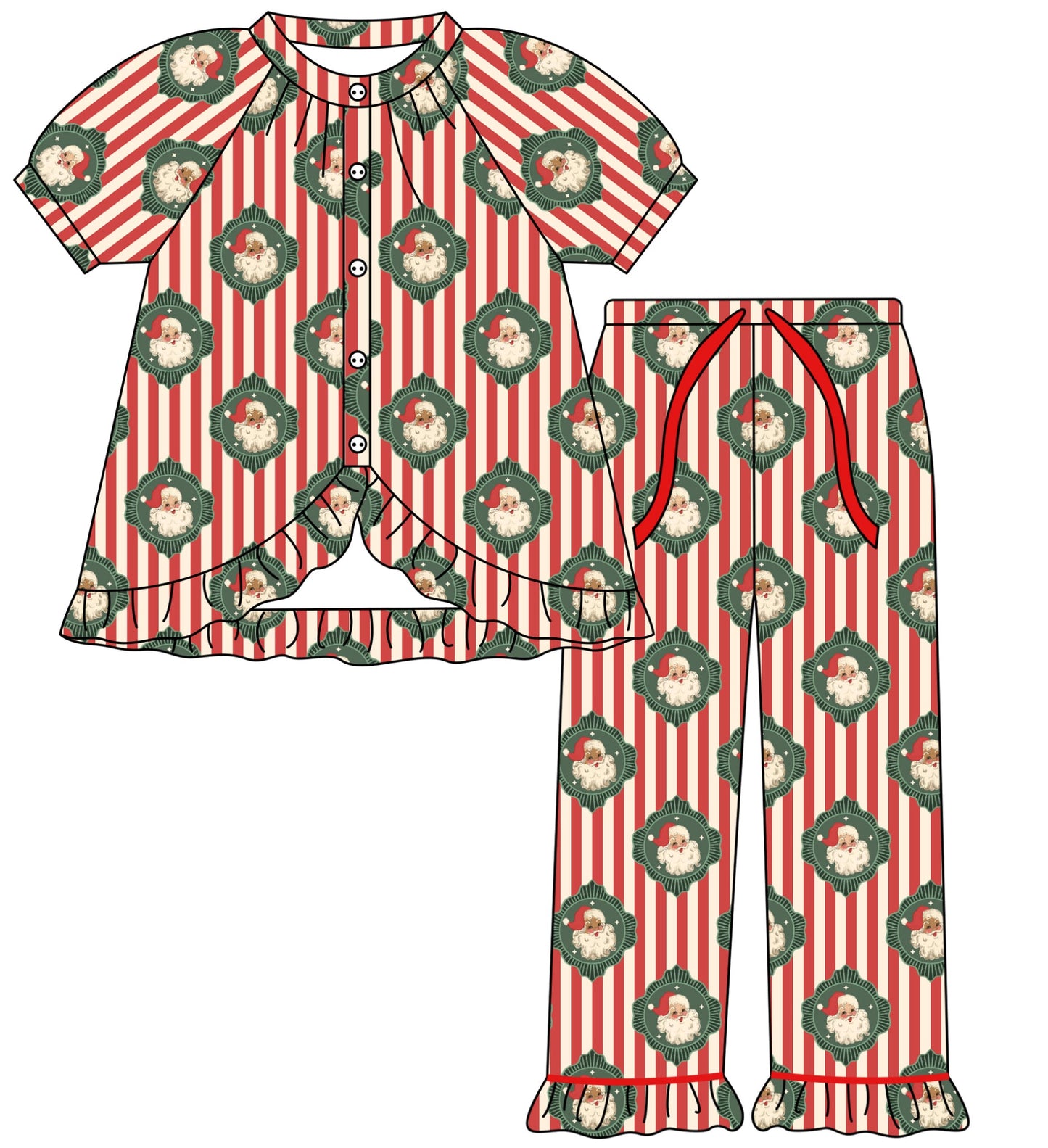 PO DEAL Timeless Santa Mom Match Bamboo Pajamas PREORDER ETA NOVEMBER