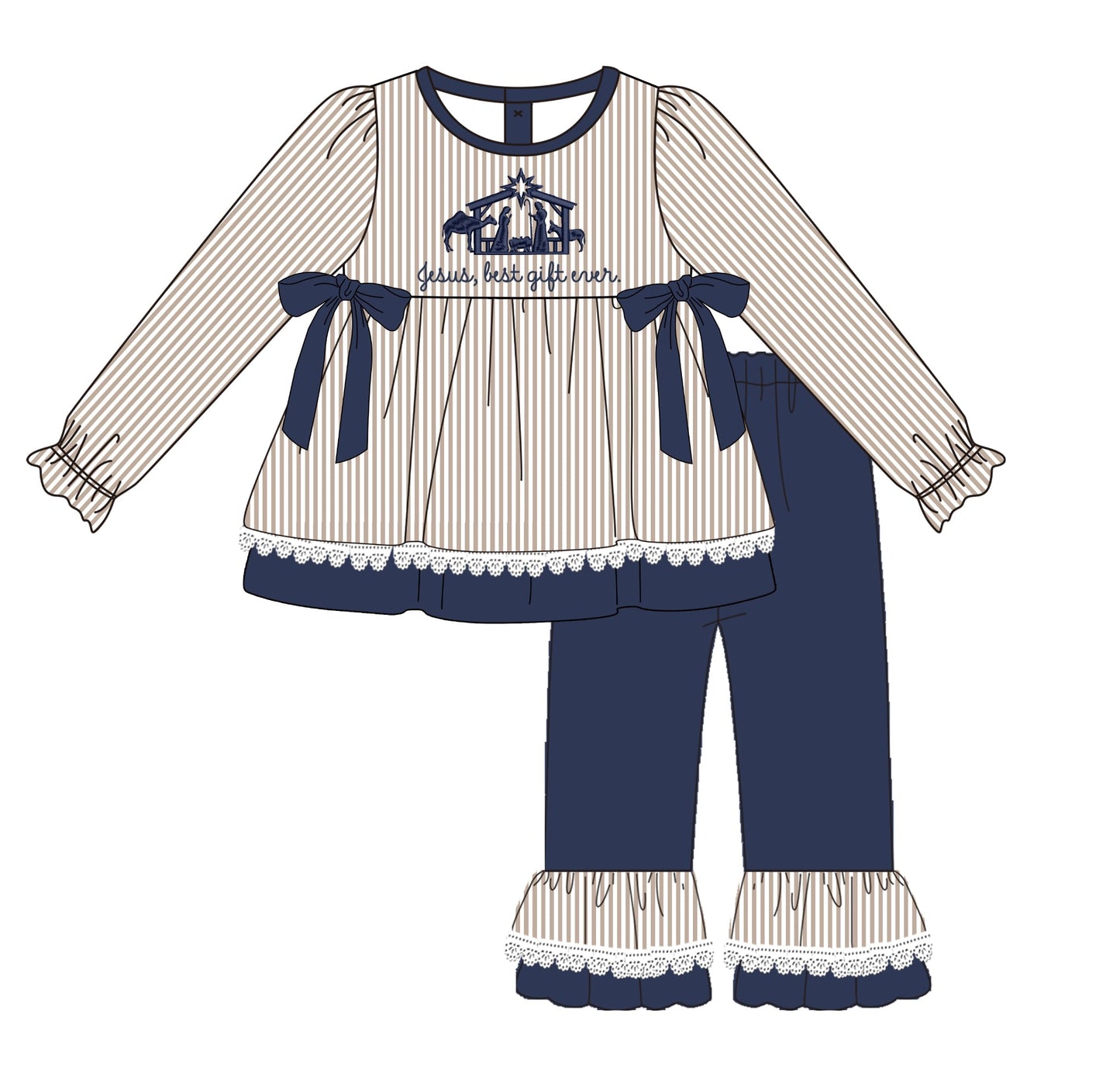 Jesus, Best Gift Ever Girl’s Pant Set PREORDER ETA NOVEMBER