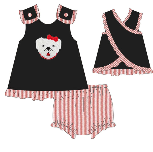Dawgs Traditions Girl Bloomer Set PREORDER ETA JULY