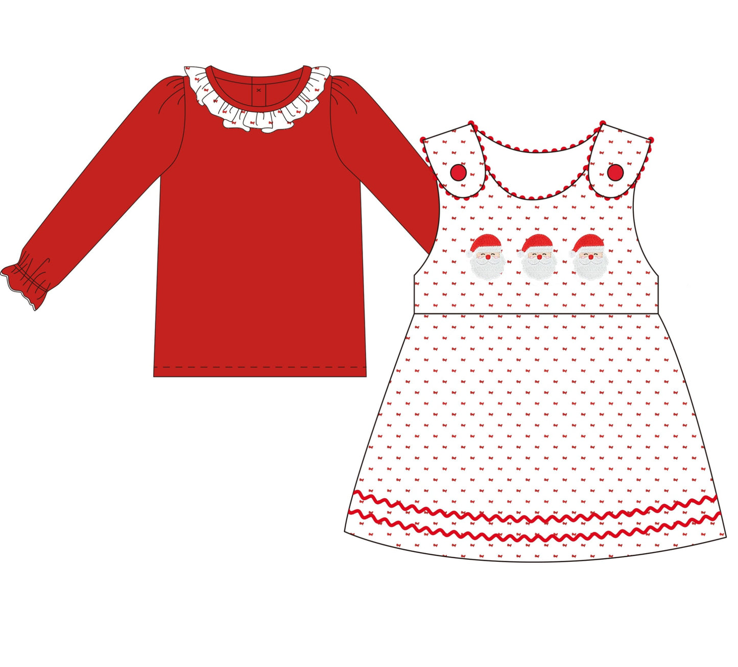 Jolly Saint Nick Dress And Under Shirt PREORDER ETA NOVEMBER