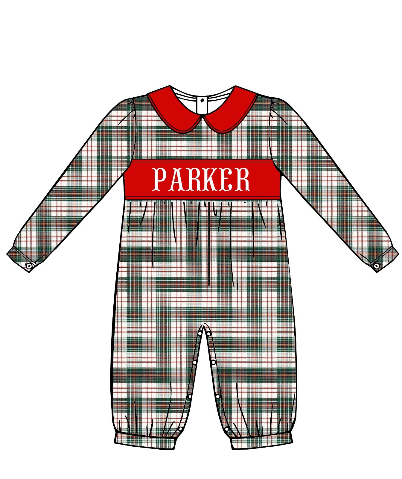 Traditional Christmas Custom Smock Boy’s PREORDER ETA NOVEMBER
