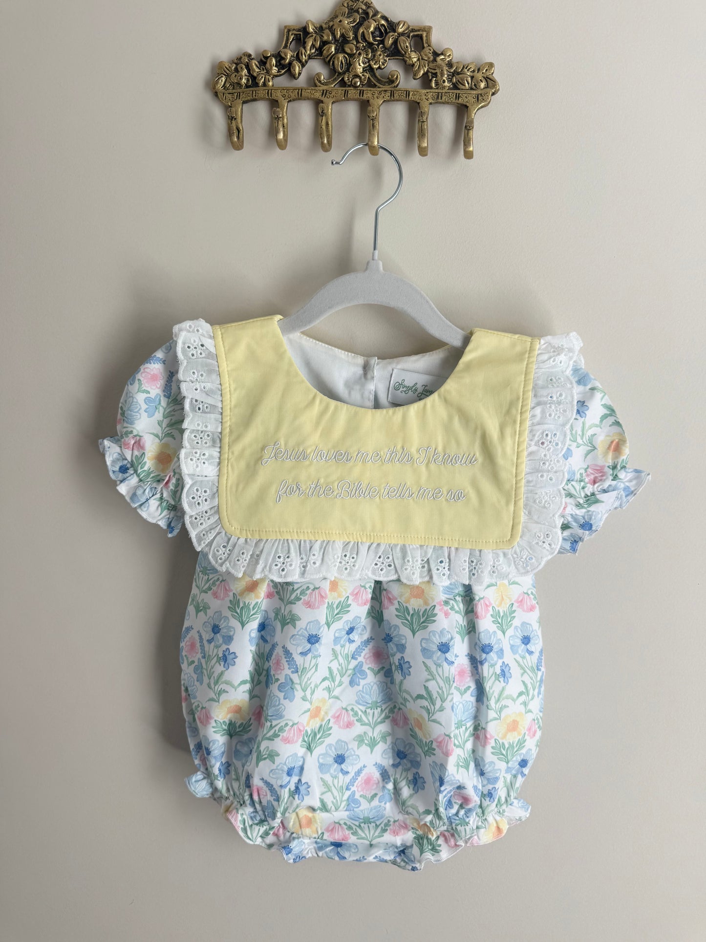 Jesus Loves Me spring bubble READY TO SHIP