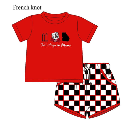 Saturdays In Athens Boy Shorts Set PREORDER ETA JULY