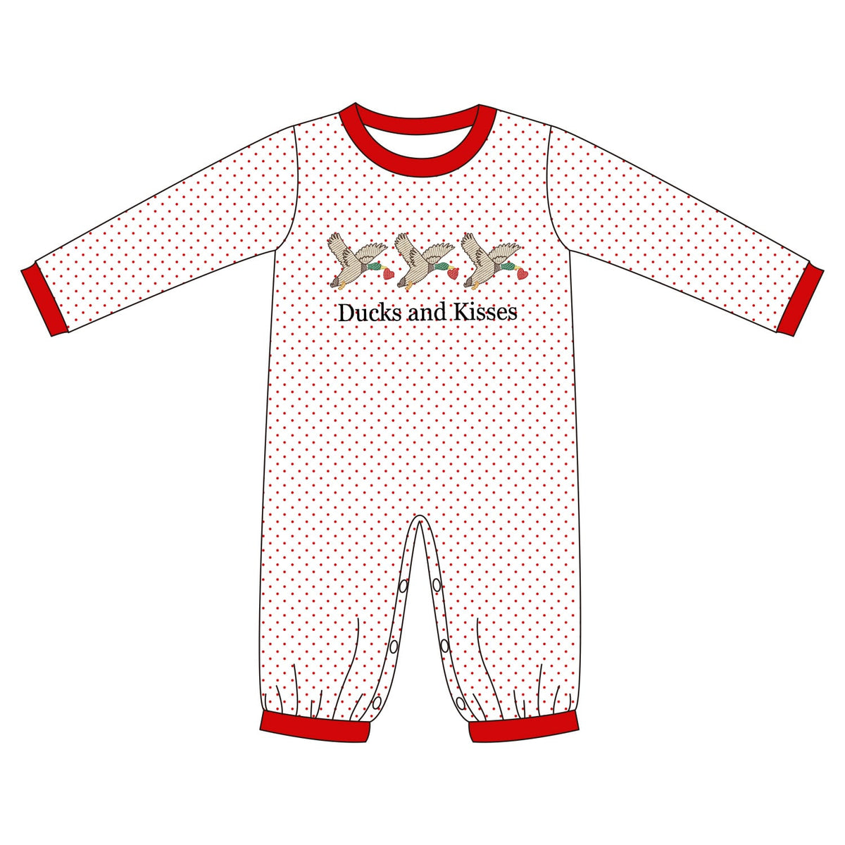 Ducks and Kisses Boy’s Jumpsuit PREORDER ETA JANUARY