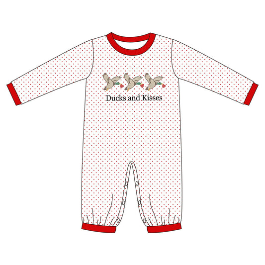 Ducks and Kisses Boy’s Jumpsuit PREORDER ETA JANUARY