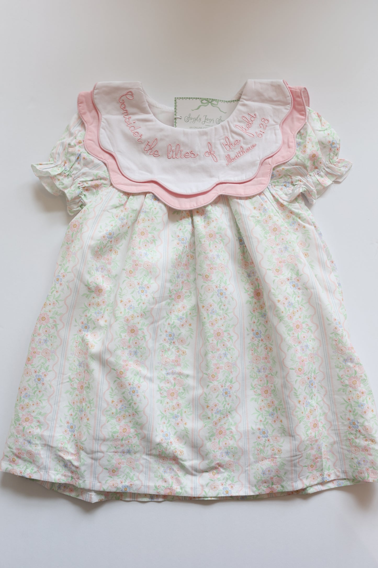 Consider The Lilies Dress READY TO SHIP