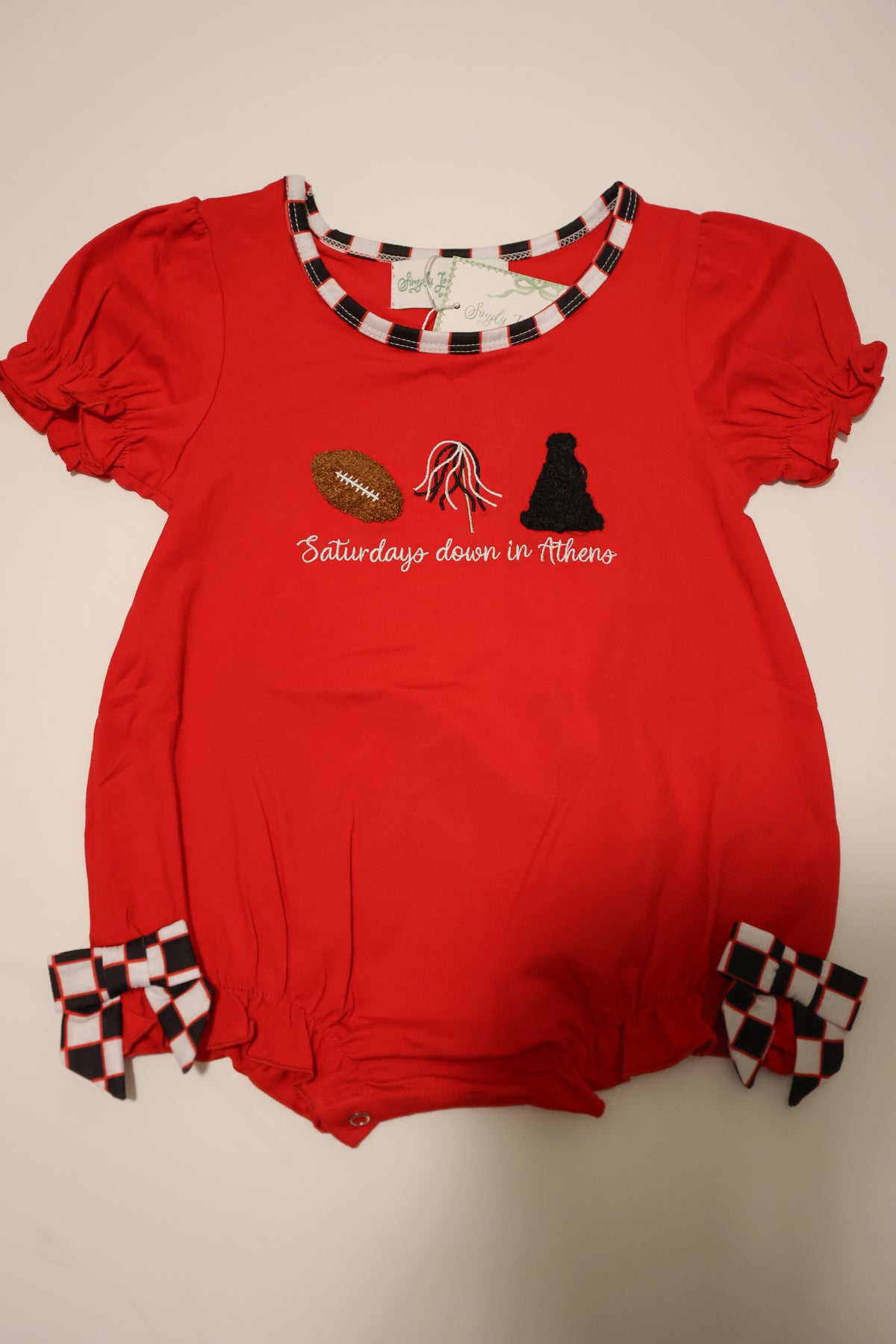 Saturdays Down In Athens Girl Bubble READY TO SHIP