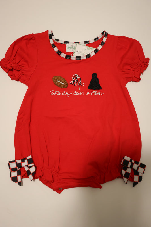 Saturdays Down In Athens Girl Bubble READY TO SHIP