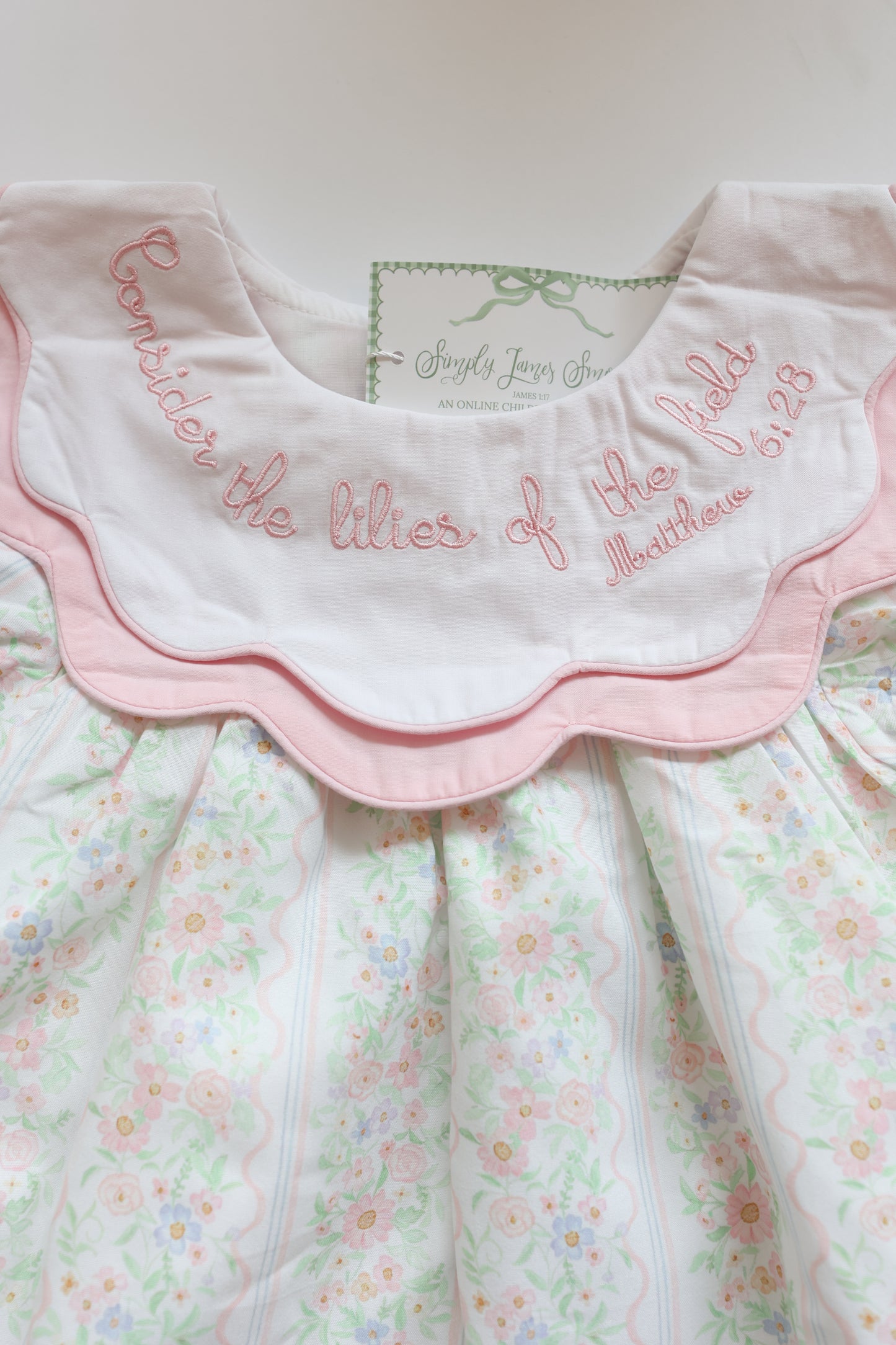 Consider The Lilies Dress READY TO SHIP