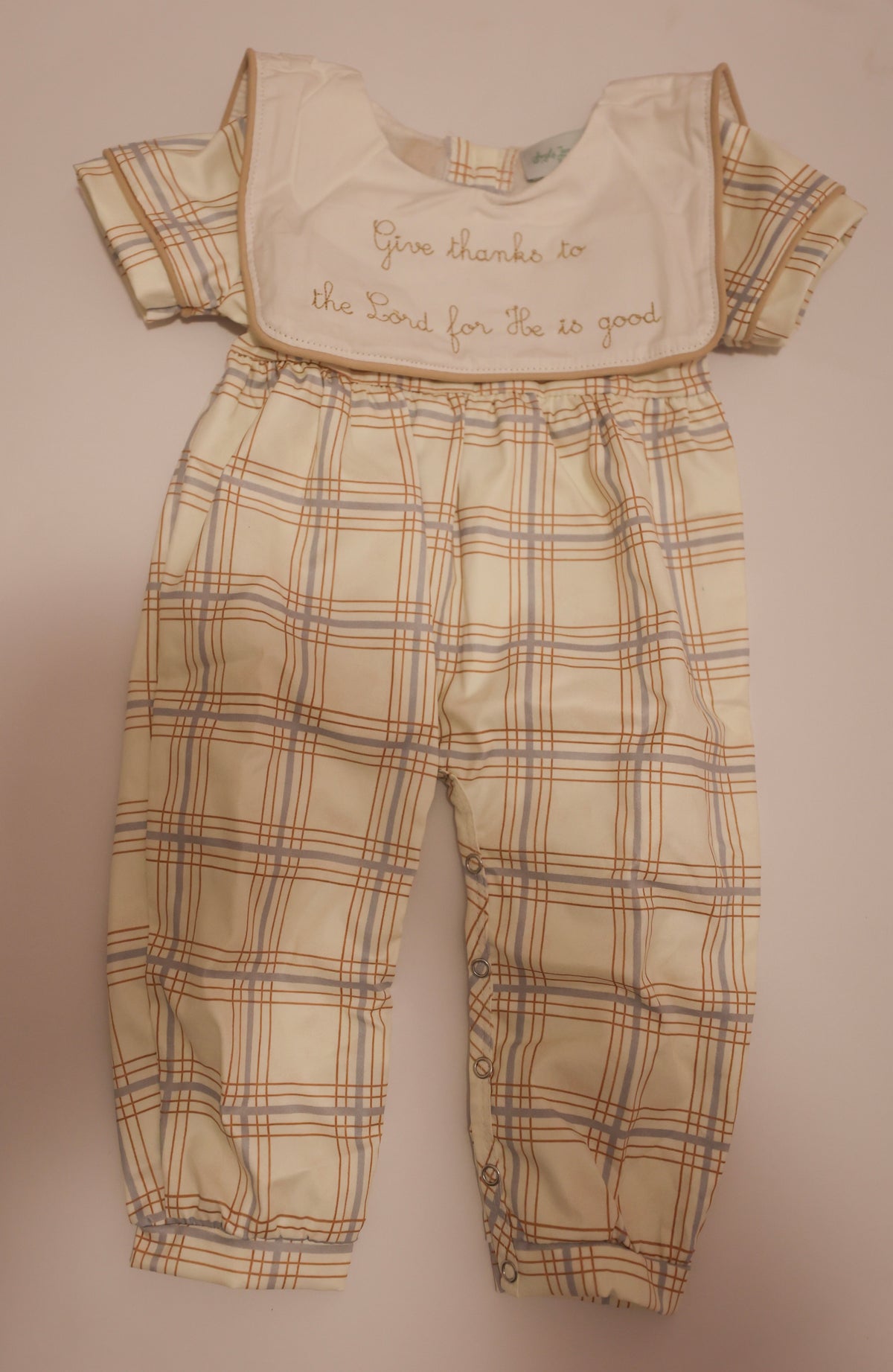 Give Thanks To The Lord Boy’s Jumpsuit READY TO SHIP
