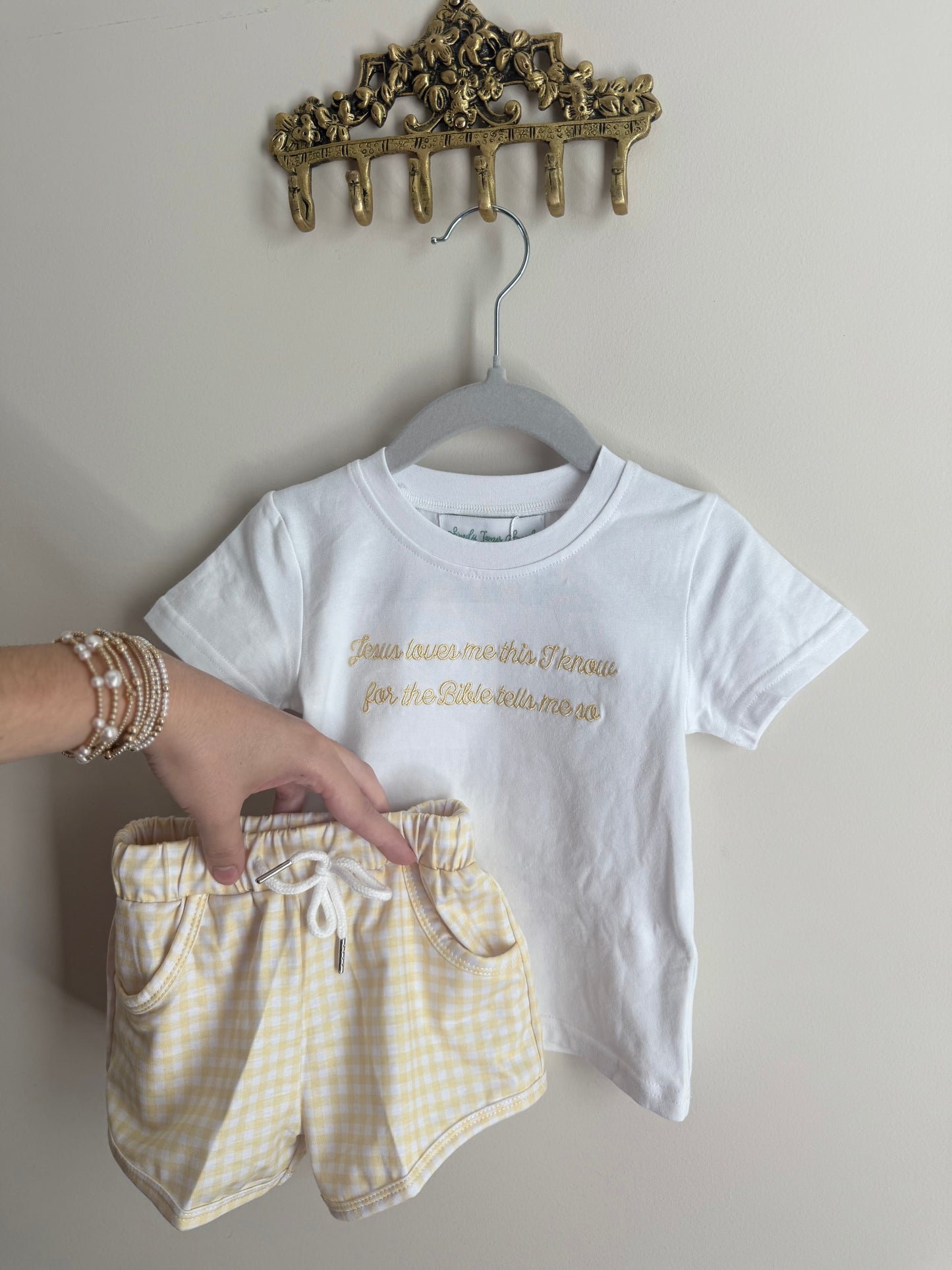 Jesus Loves Me spring boy set READY TO SHIP