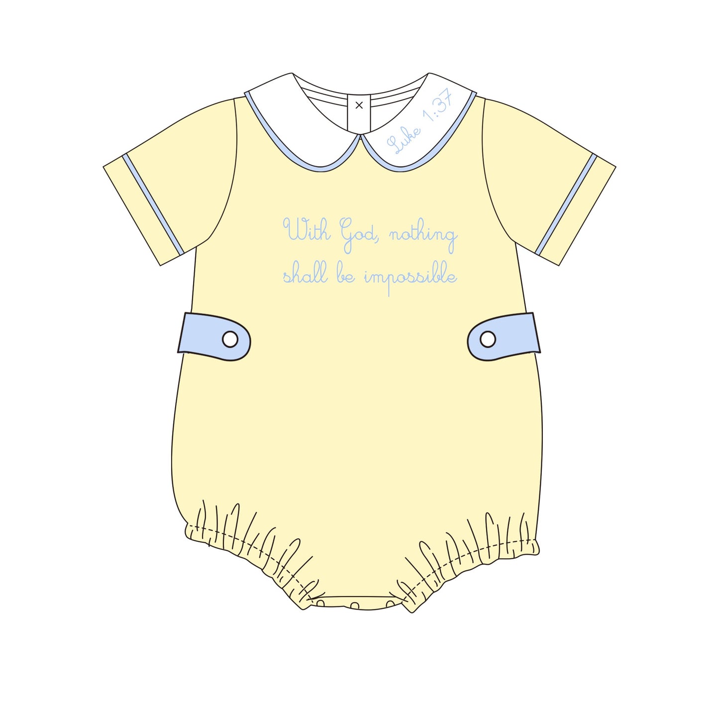Luke 1:37 boy bubble PREORDER ETA JUNE