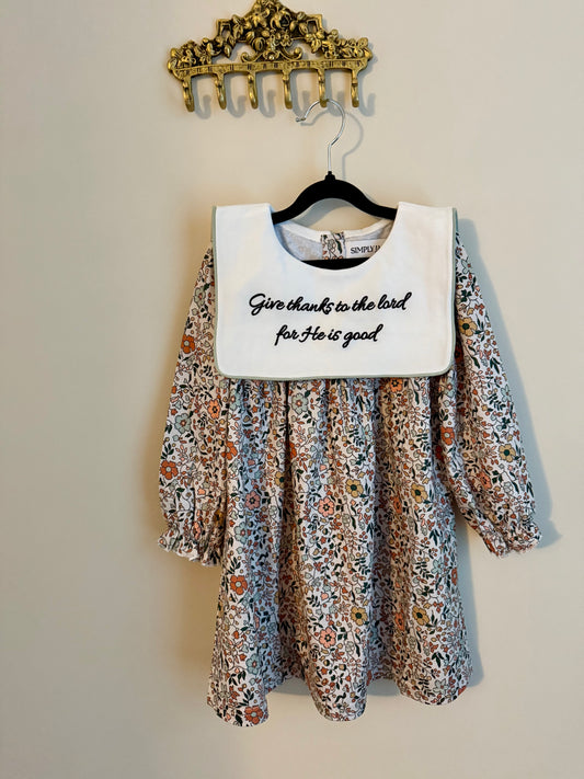 Give thanks to the Lord dress