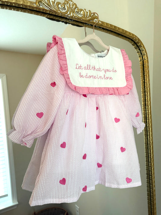 Be done in love seersucker dress RTS