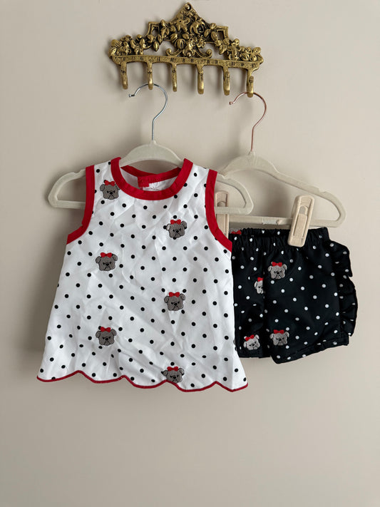 Dots for dawgs bow set